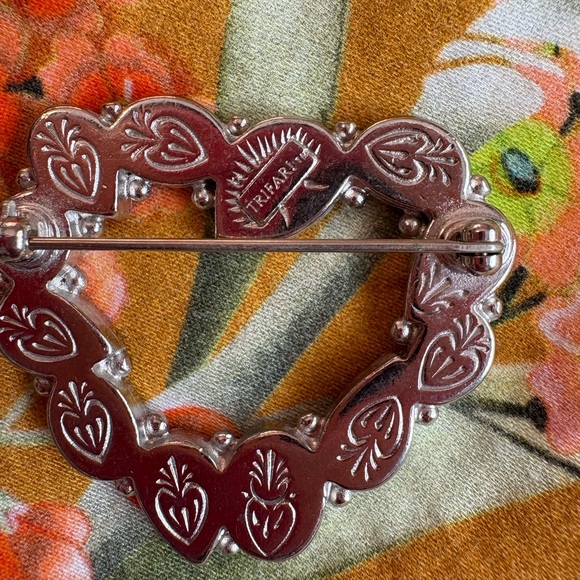 Vintage Western Faux Turquoise Pin & Brooch Lot | 4 Pins + 1 Brooch - Picture 3 of 4